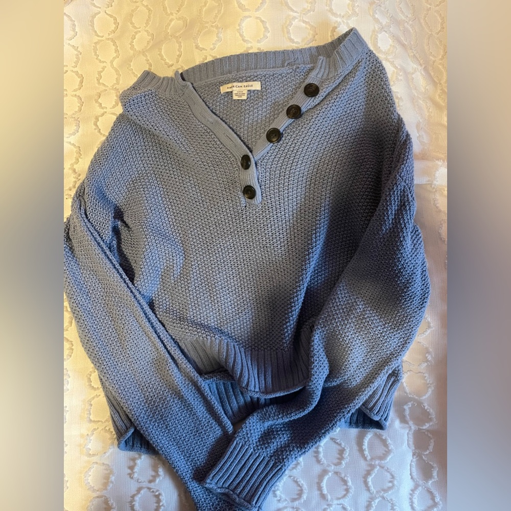 American eagle knit cropped sweater